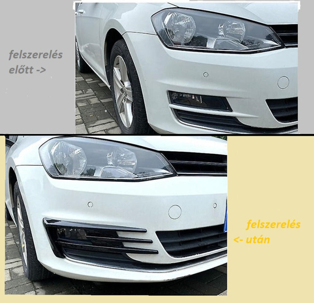 Automobilska maglenka, usmjerivač zraka, vjetrobranska traka ukras – tuning dodatak za Golf automobile