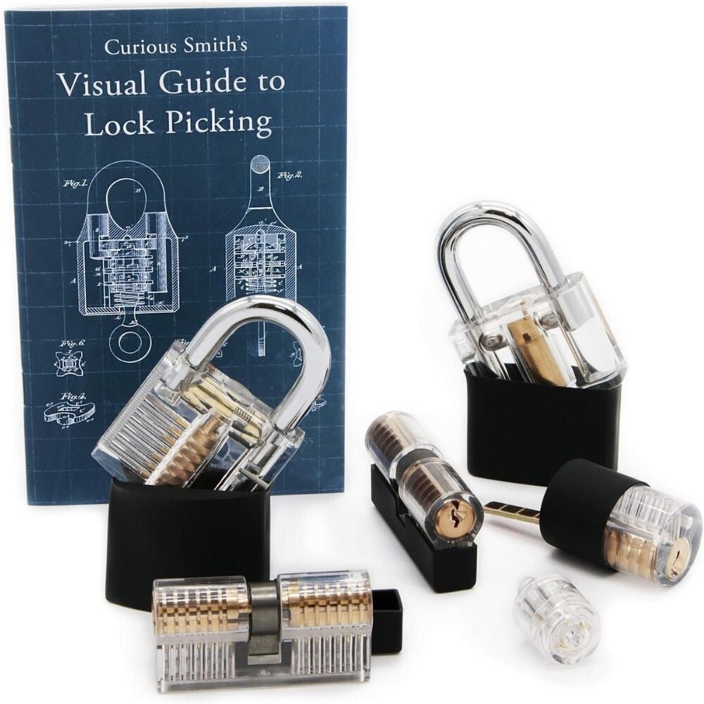 Curious Smith Lockpick Gyakorló Zárkészlet - Nagy Német Segédlettel, Profi Zárnyitó Eszközök - BShopy