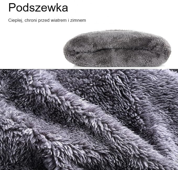 Materiał podszewki z polaru z bliska