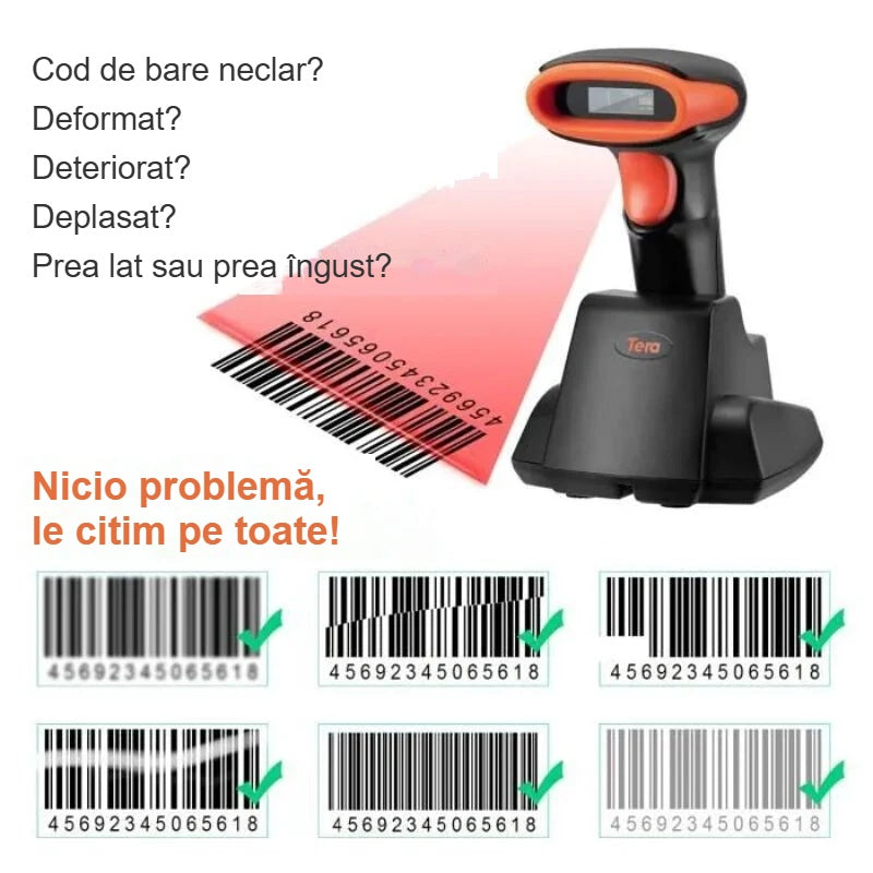 Citirea codurilor de bare deteriorate, neclare și deformate cu cititorul de coduri
