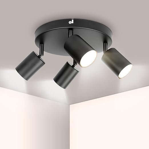 Ketom Drehbare, Verstellbare 4-Richtungs LED Decken-Sportlampe