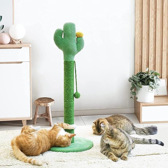 Morapets Kaktusförmiger Katzen-Kratzbaum - 58 cm Hoch