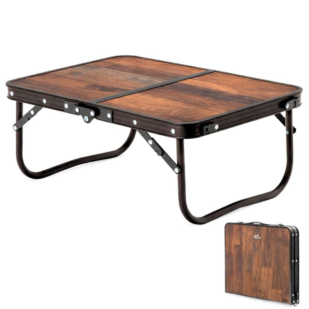Naturehike Klappbarer Campingtisch – MDF Tischplatte und Tragetasche, 53 × 40 cm, Hell Naturholzoptik