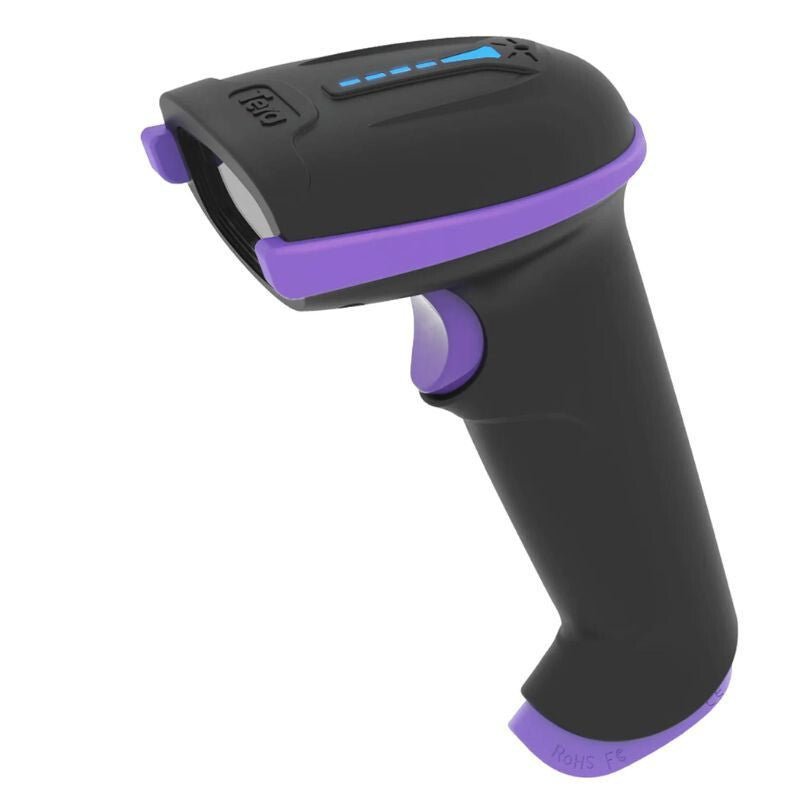 Tera 5100 Laser 1D Kabelloser Barcode-Scanner – USB, Große Reichweite, Robustes Design – Schwarz