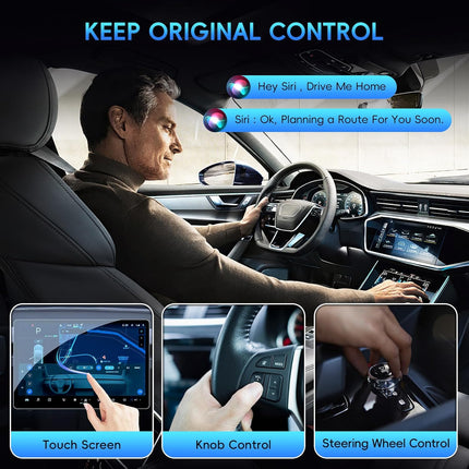 2 az 1-ben Wireless CarPlay és Android Auto Adapter – Vezeték nélküli autós kapcsolat egyszerűen