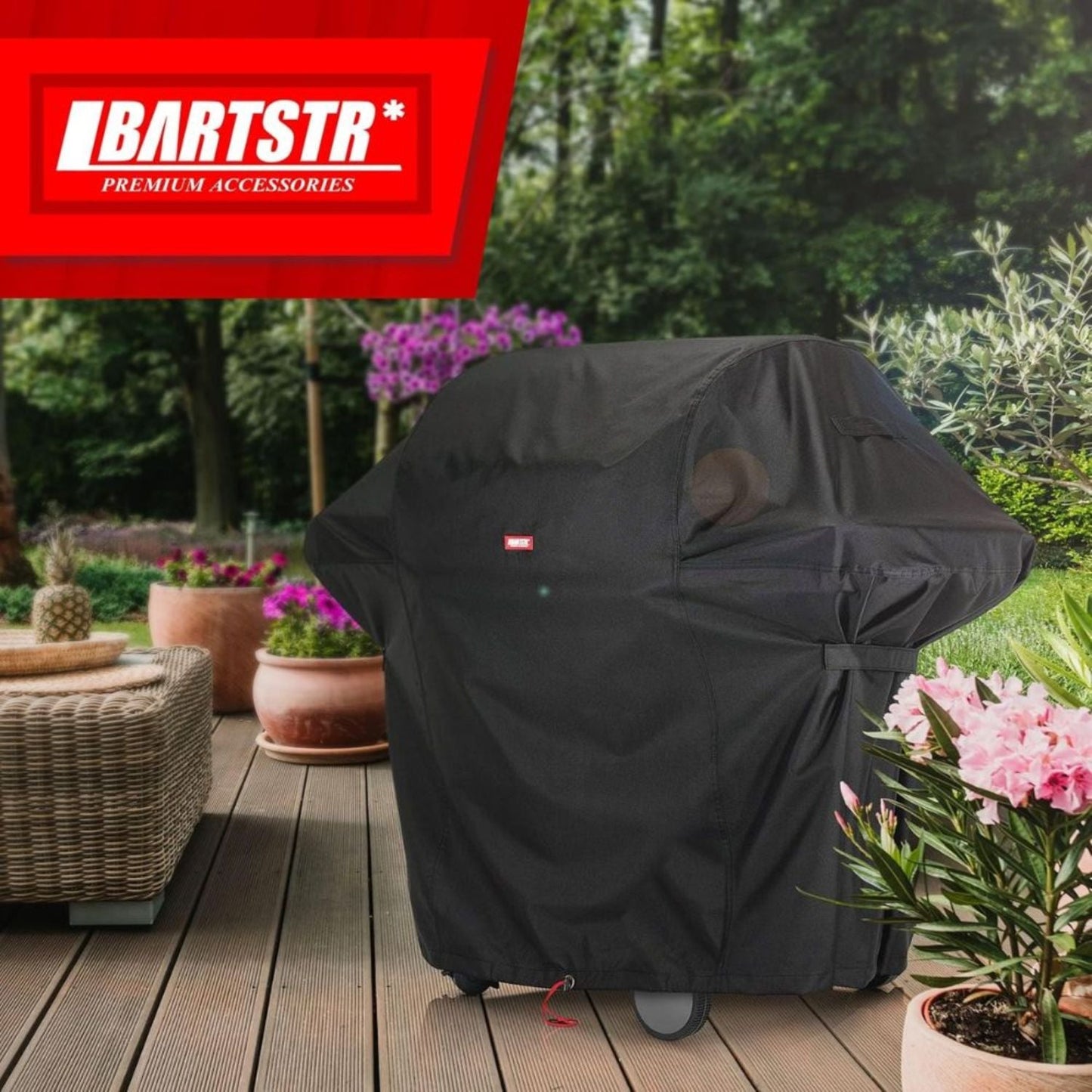 Bartstr XXL Nepremokavé Krytie na Gril – 229x130 cm, UV-odolný Ochranný Kryt na Plynový Gril