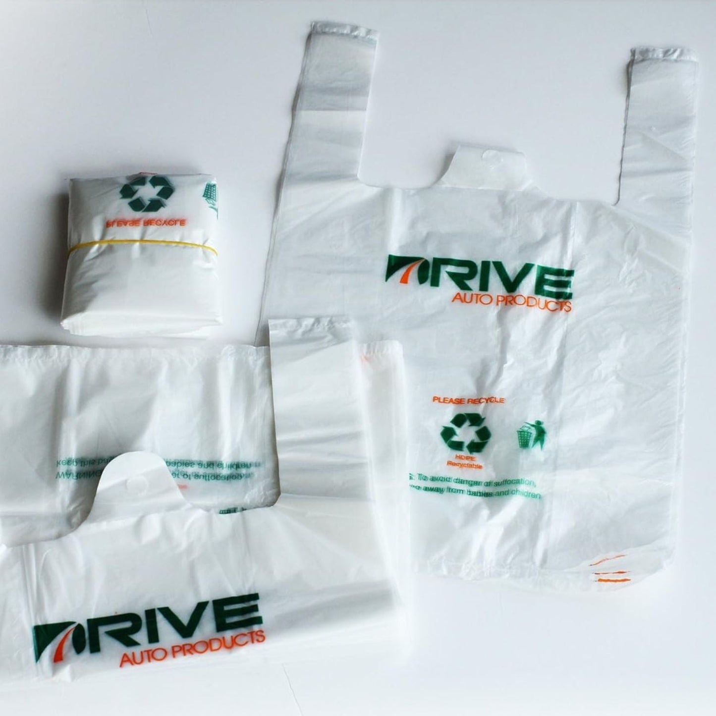 Premium Auto-Müllbeutel Nachfüllpack – 40 Stück auslaufsichere HDPE-Beutel