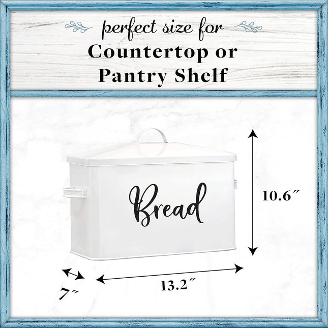 Metall-Brotkasten mit Deckel – Moderner Brotkasten zur Frischhaltung