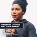 E Tronic Edge Premium Sport Stirnband – Rutschfestes und schweißabsorbierendes Laufstirnband fürs Training