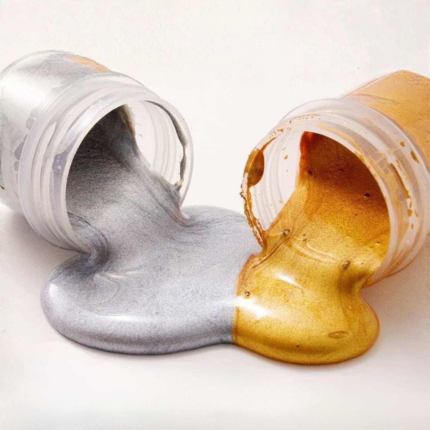 Metallisches Acrylfarben-Set (8x20 ml) – Metallic-Farben für Holz, Metall, Glas und Leinwand