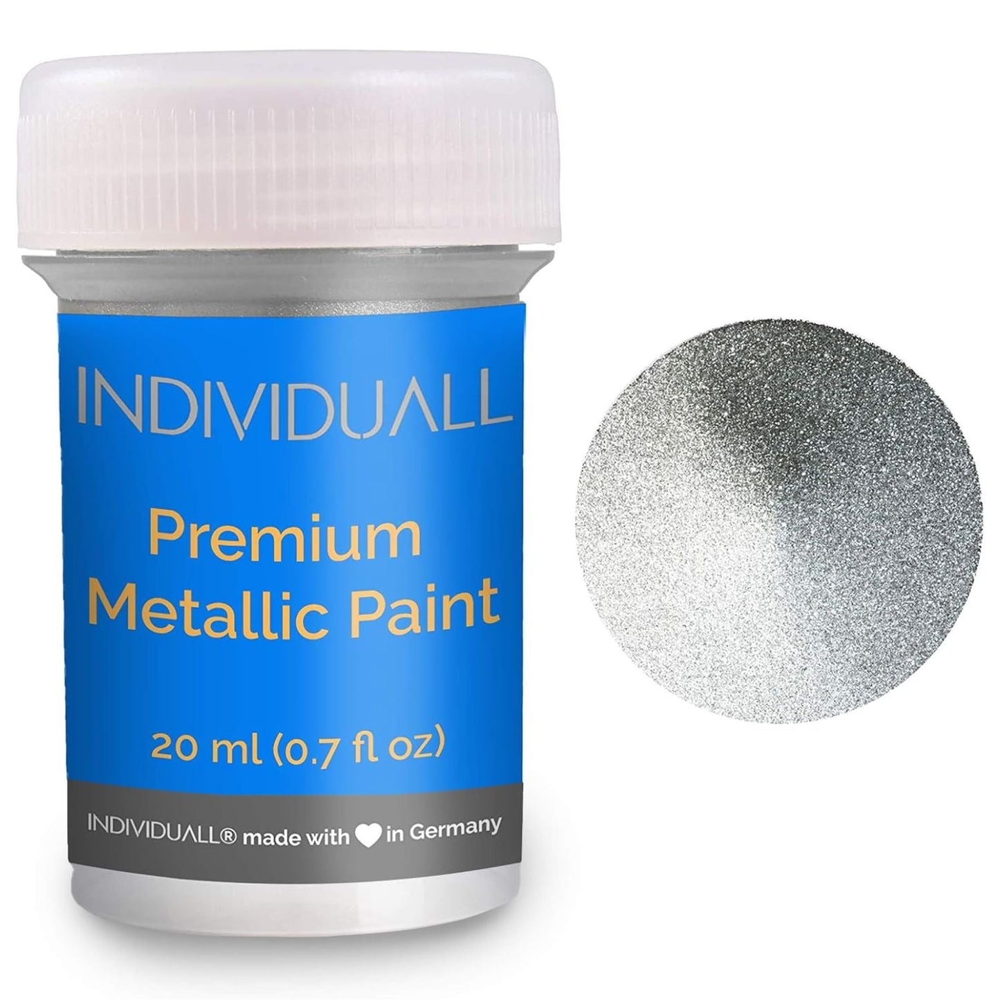 Metallisches Acrylfarben-Set (8x20 ml) – Metallic-Farben für Holz, Metall, Glas und Leinwand