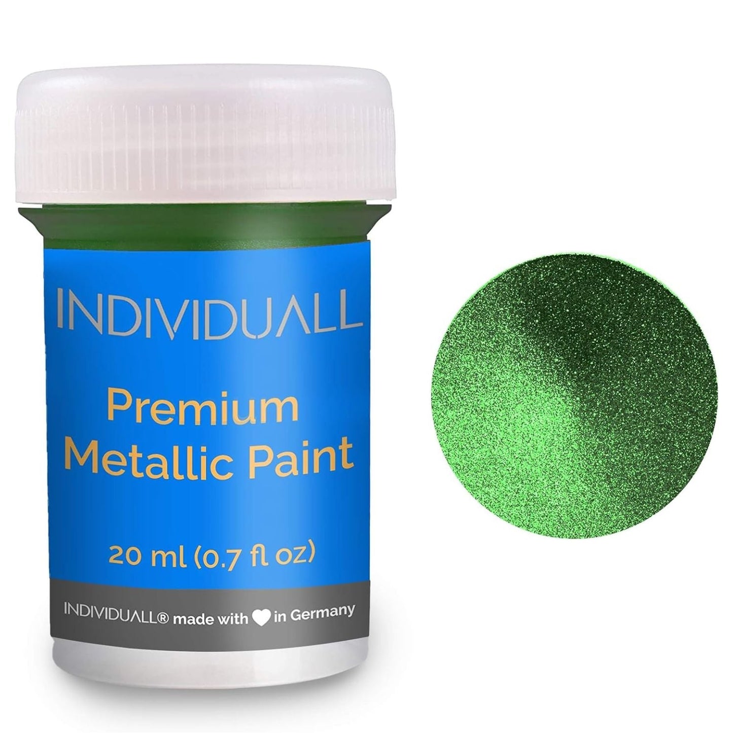 Metallisches Acrylfarben-Set (8x20 ml) – Metallic-Farben für Holz, Metall, Glas und Leinwand