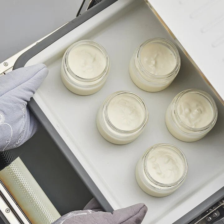 Buydeem CS1001 Glas-Gewürzbehälter-Set – 3-teiliges Set mit luftdicht schließendem Deckel