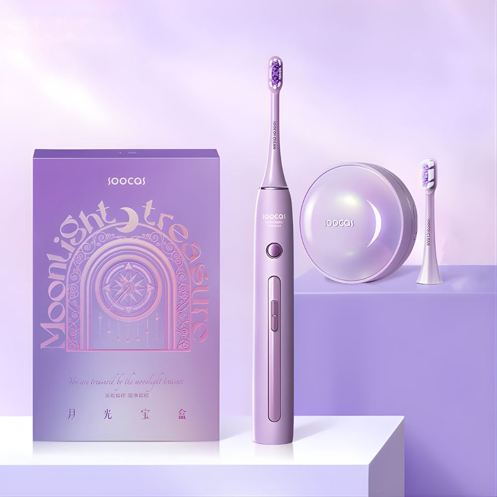 Soocas X3 Pro Elektrische Zahnbürste – Auch für empfindliche Zähne, UV-Hülle +1 Ersatzbürste