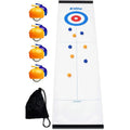 Tisch-Curling- und Shuffleboard-Spiel – Tragbares Familienspiel für Kinder und Erwachsene