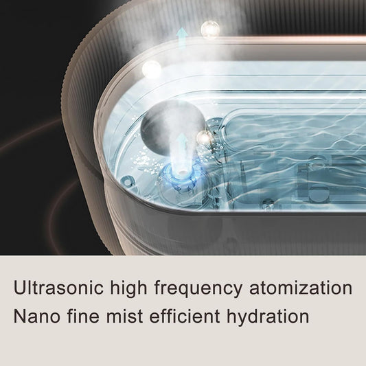 Dyfuzor aromaterapeutyczny 3D z efektem płomienia i ultradźwiękowy nawilżacz – z oświetleniem LED, kabel USB-C, 300 ml