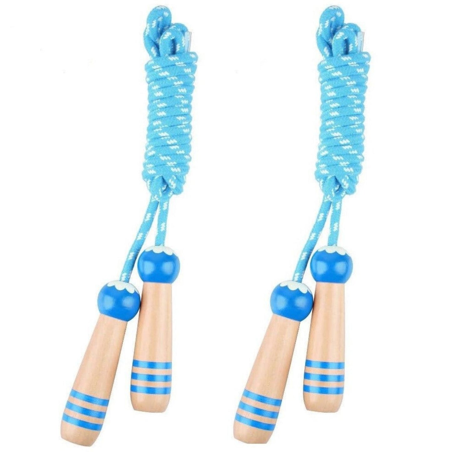 Hianjoo Kinder Springseil 2er-Set (Blau-Grün)