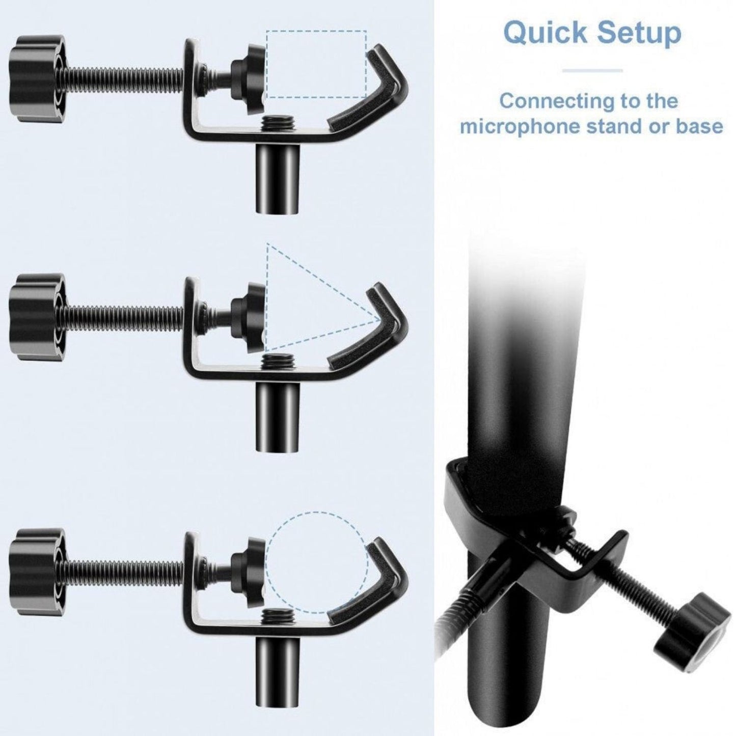 Mikrofon-Poppschutz für Blue Yeti und andere Mikrofone – Geräuschmindernder Filter