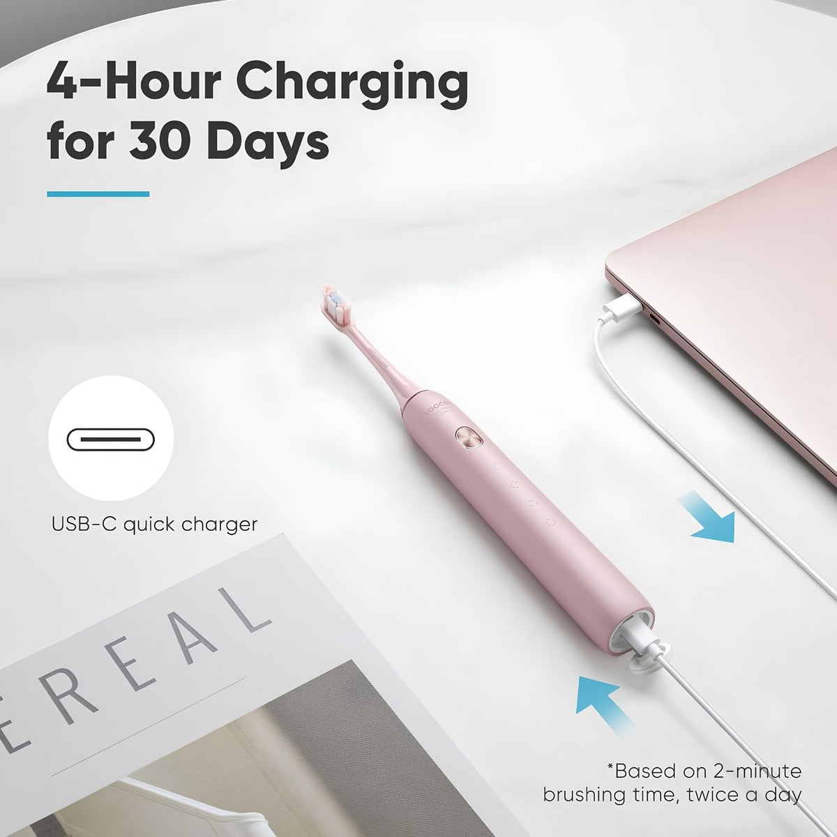Soocas X3U Sonická elektrická zubná kefka s USB-C nabíjaním