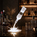 Lampa de noptieră creativă cu LED Sazdekor (Formă de suport pentru sticle de vin)