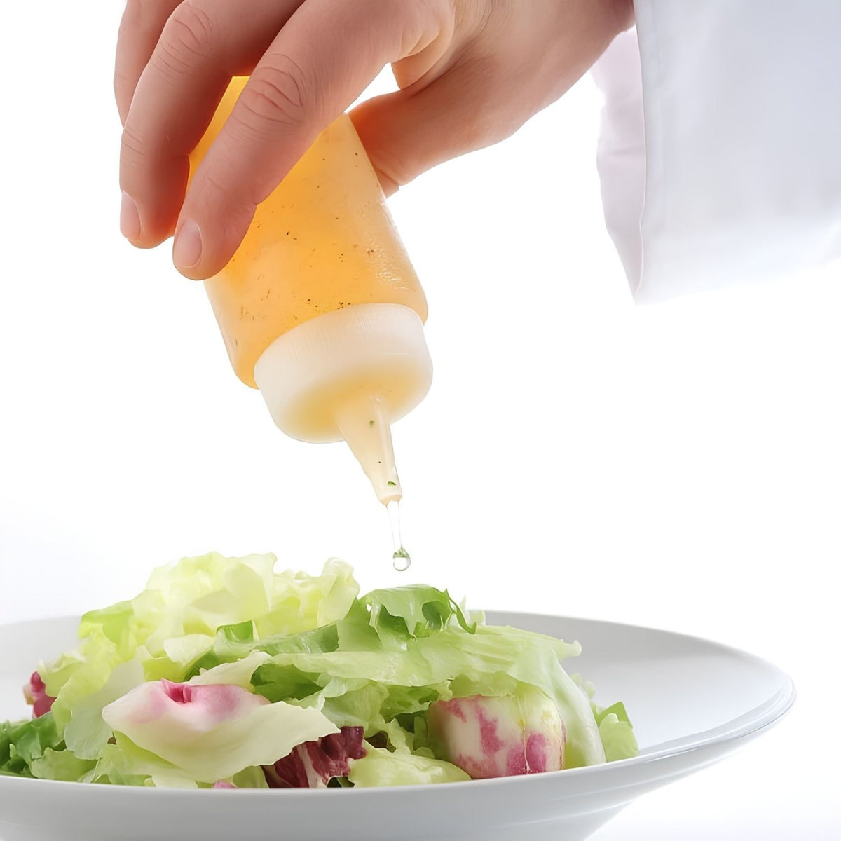 Zestaw Dozowników Butelek – 6 sztuk 230 ml Plastikowa Butelka Do Sosów Do Użytku Kuchennego