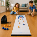 Joc de Curling de Masă și Shuffleboard – Joc de Familie Portabil pentru Copii și Adulți