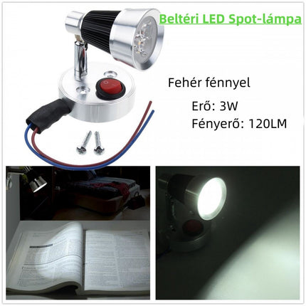 OneLED Vnútorná čítacia lampa, bodové svetlo