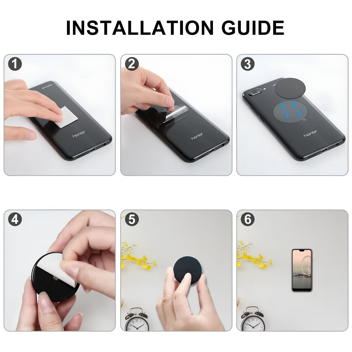 MOSUO Universelle Magnetische Telefonhalterung – Auto- und Tischhalterung