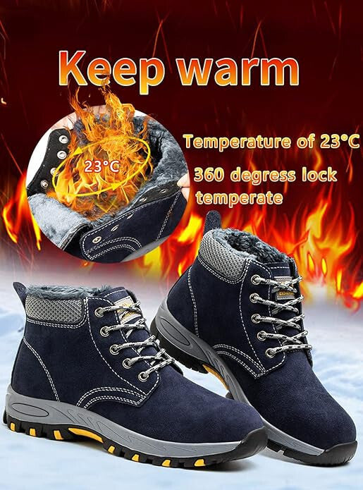 SROTER Stahlverstärkte Stiefel Blau