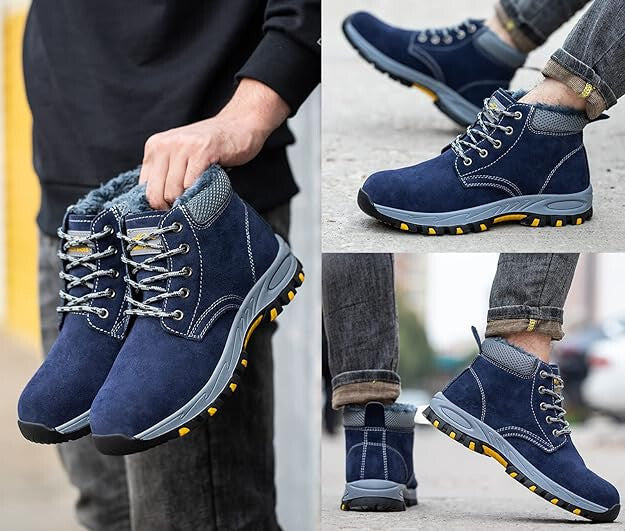 SROTER Stahlverstärkte Stiefel Blau