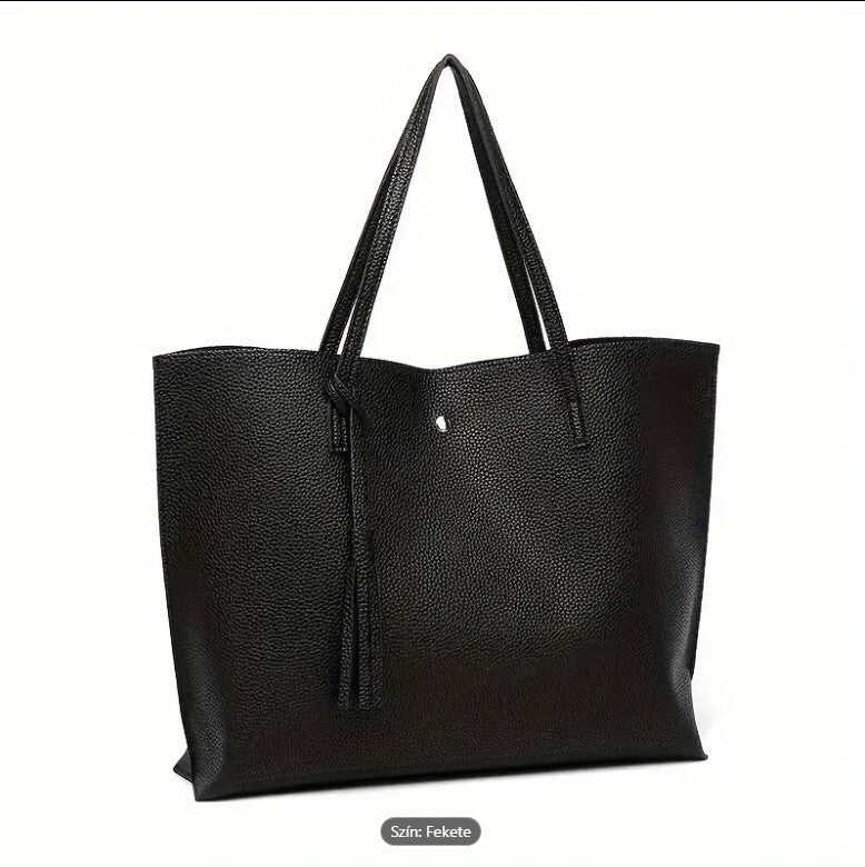 Modische Damenhandtasche (schwarz)