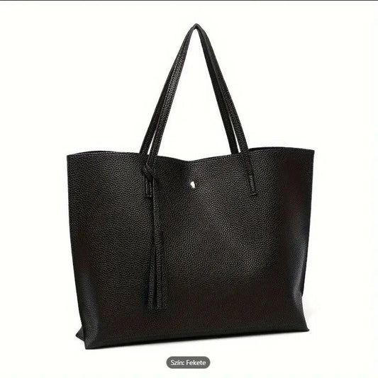 Modische Damenhandtasche (schwarz)
