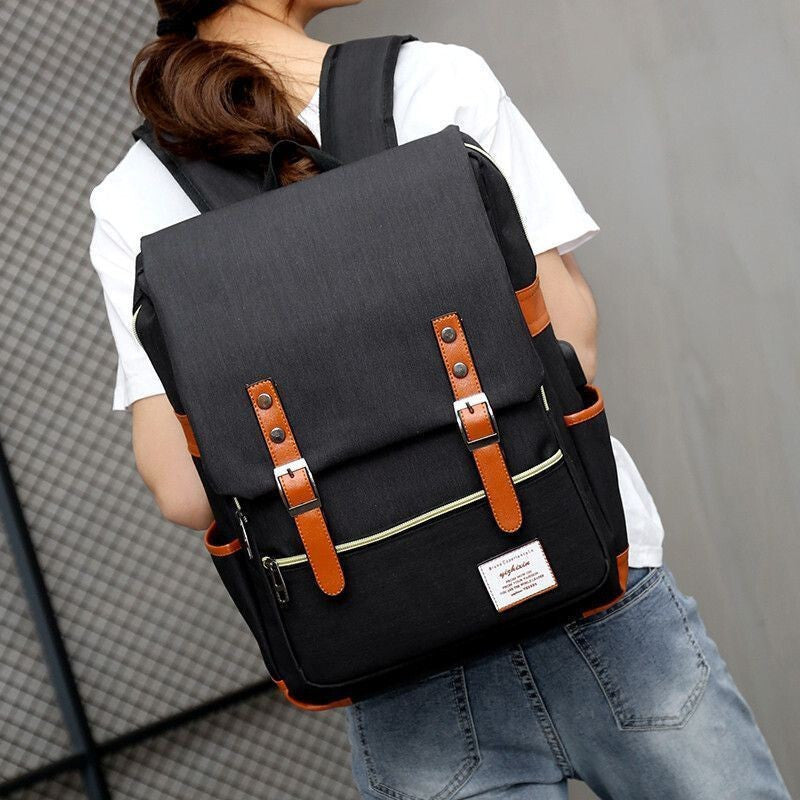 YizHixIn Fekete Utazótáska - Vízálló, Oxford Nylon 15″ Laptoprekesszel