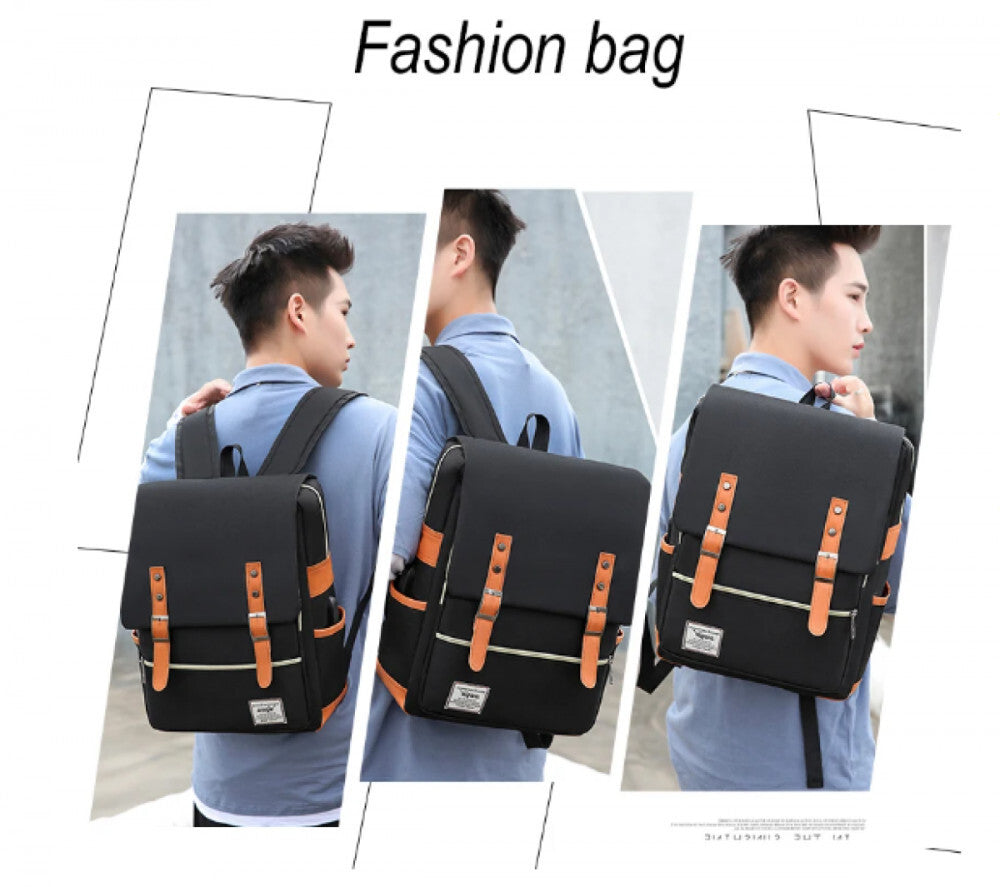 YizHixIn Fekete Utazótáska - Vízálló, Oxford Nylon 15″ Laptoprekesszel
