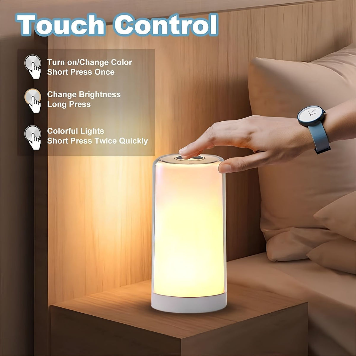 USB Stolní Lampa - Nastavitelný Světelný Tok