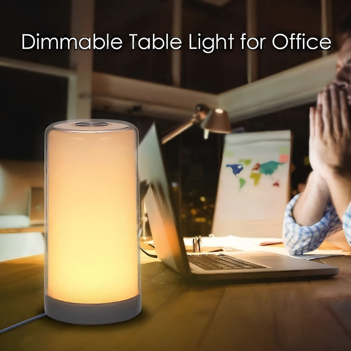 USB Stolní Lampa - Nastavitelný Světelný Tok