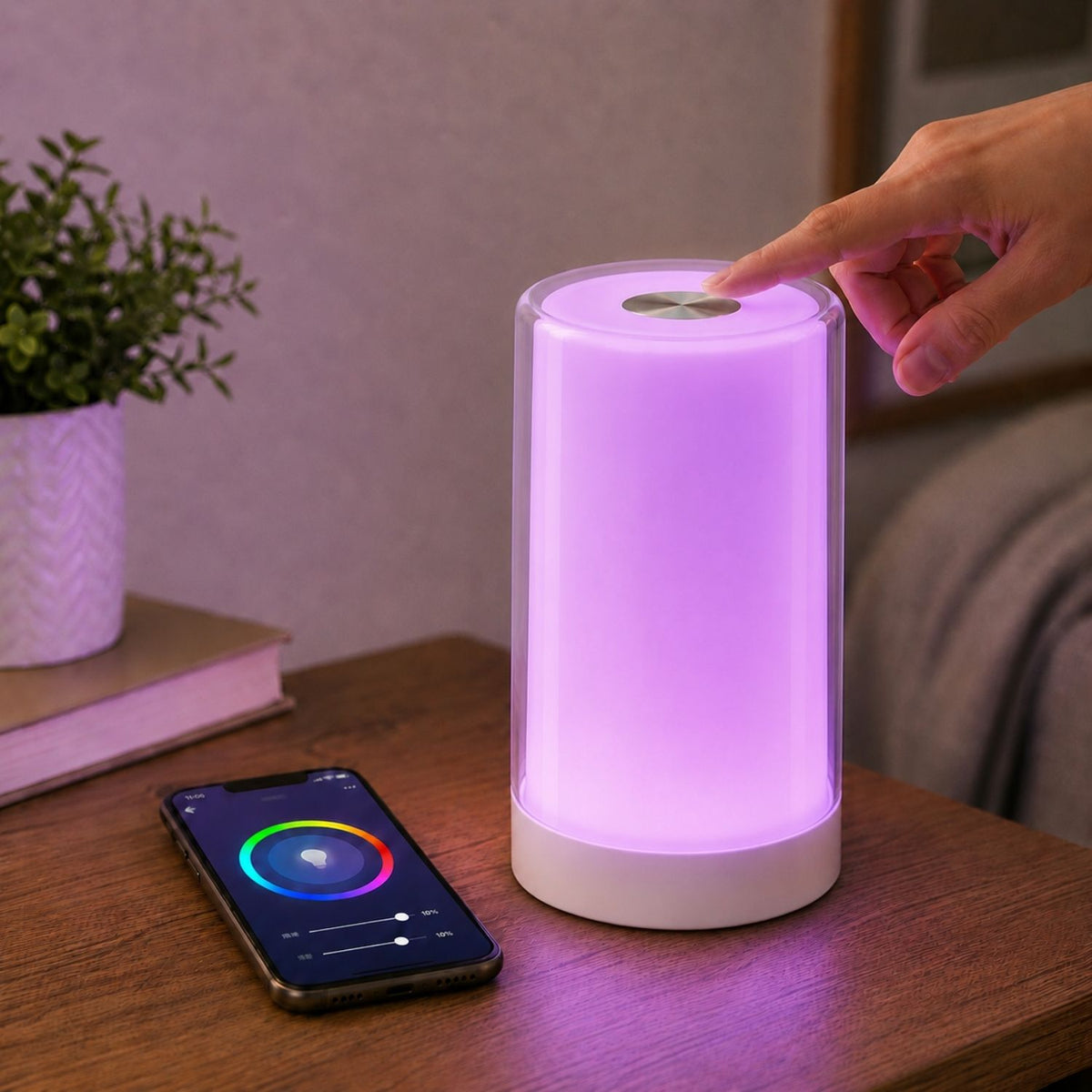 USB Stolní Lampa - Nastavitelný Světelný Tok