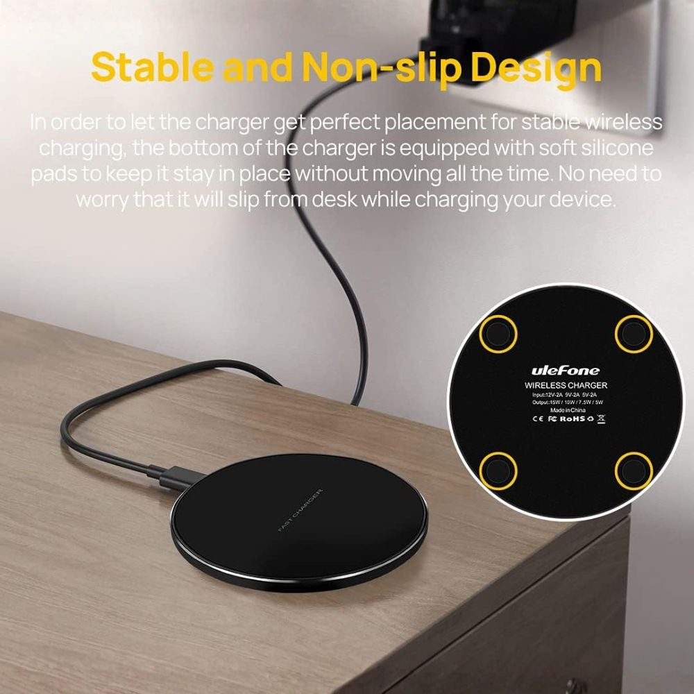 Bshopy LTD‑006 Kabelloses 15 W Schnellladegerät – Qi Kompatible Telefone