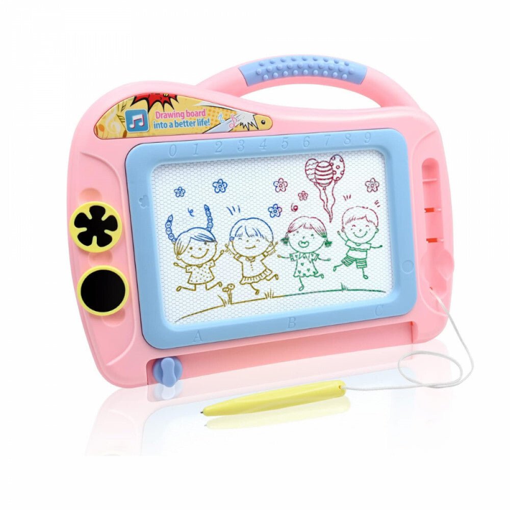 AiTuiTui Magnetisches Zeichenbrett für Kinder - Ab 3 Jahren, Rosa
