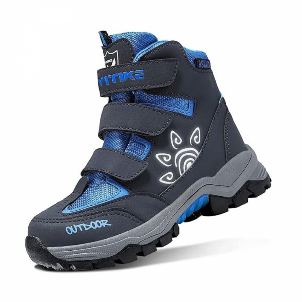 ASHION Winterschuhe Dunkelblau-Schwarz
