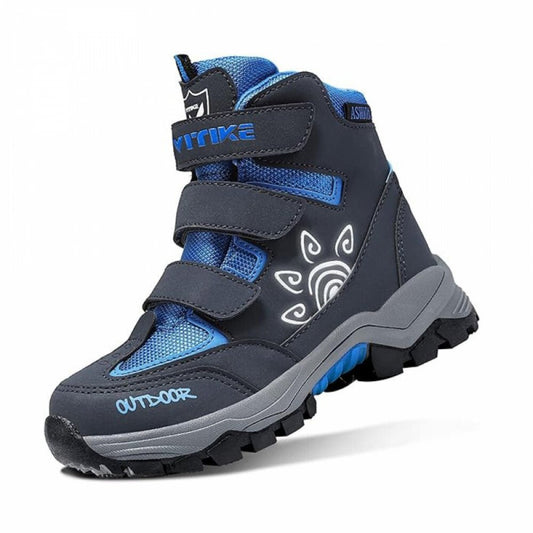 ASHION Winterschuhe Dunkelblau-Schwarz