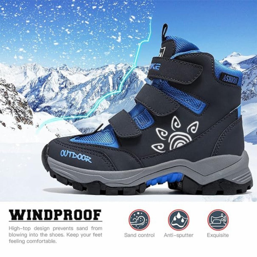 ASHION Winterschuhe Dunkelblau-Schwarz