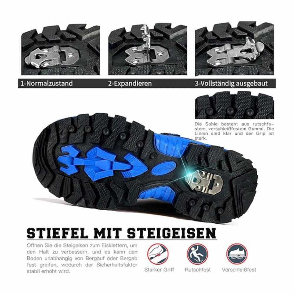 ASHION Winterschuhe Dunkelblau-Schwarz