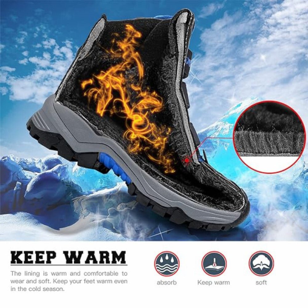 ASHION Winterschuhe Dunkelblau-Schwarz
