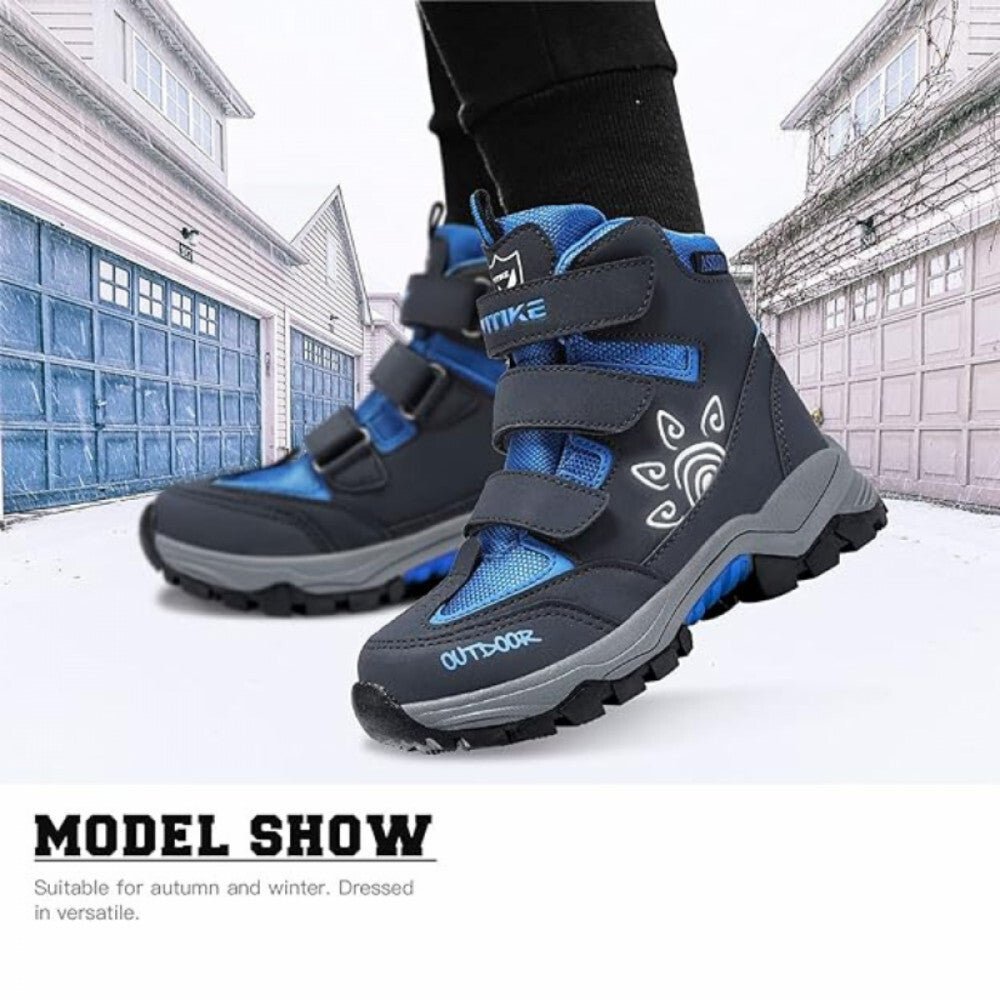 ASHION Winterschuhe Dunkelblau-Schwarz
