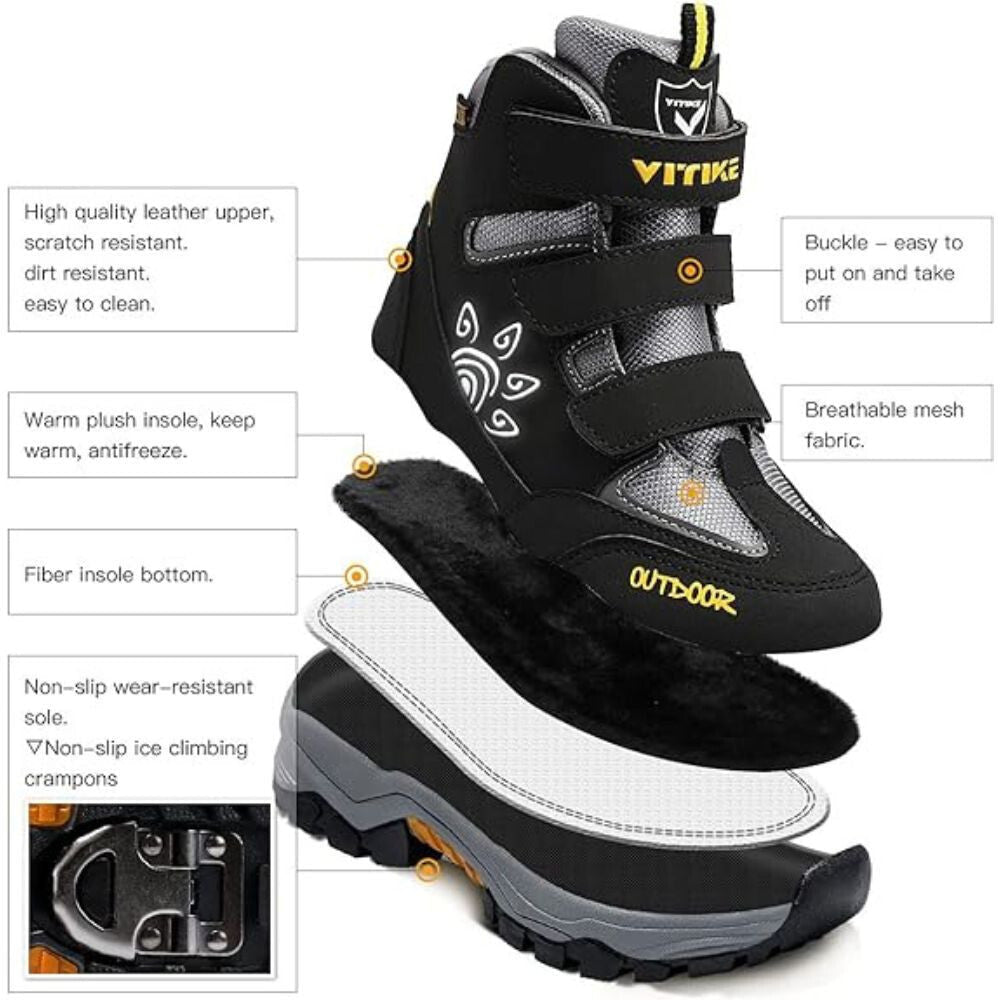 ASHION Winterschuhe Gelb-Schwarz