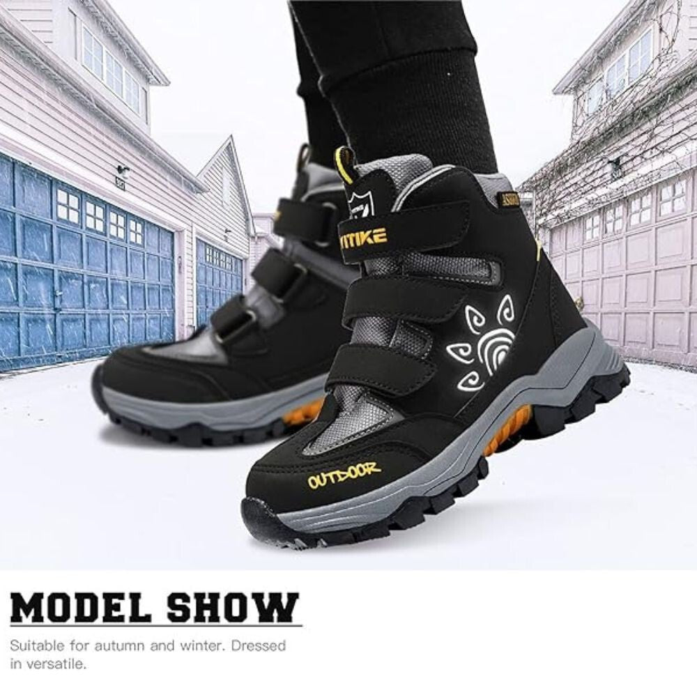 ASHION Winterschuhe Gelb-Schwarz