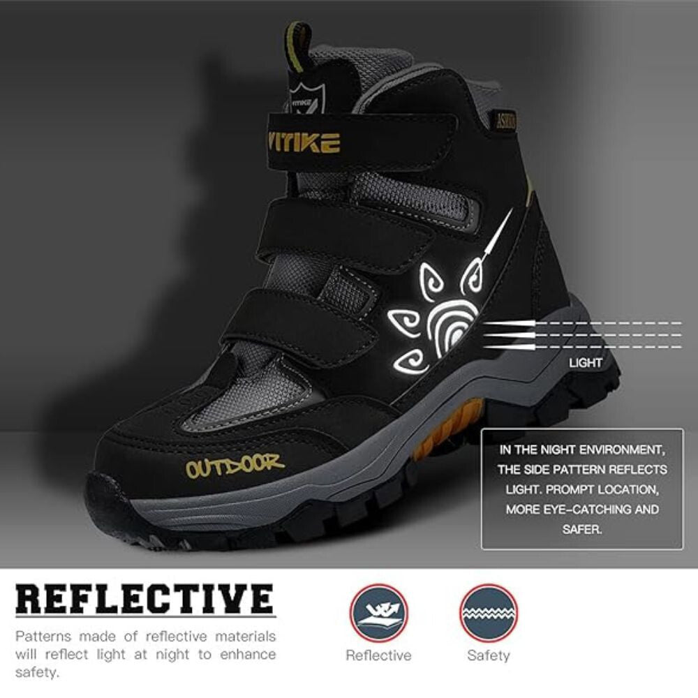 ASHION Winterschuhe Gelb-Schwarz