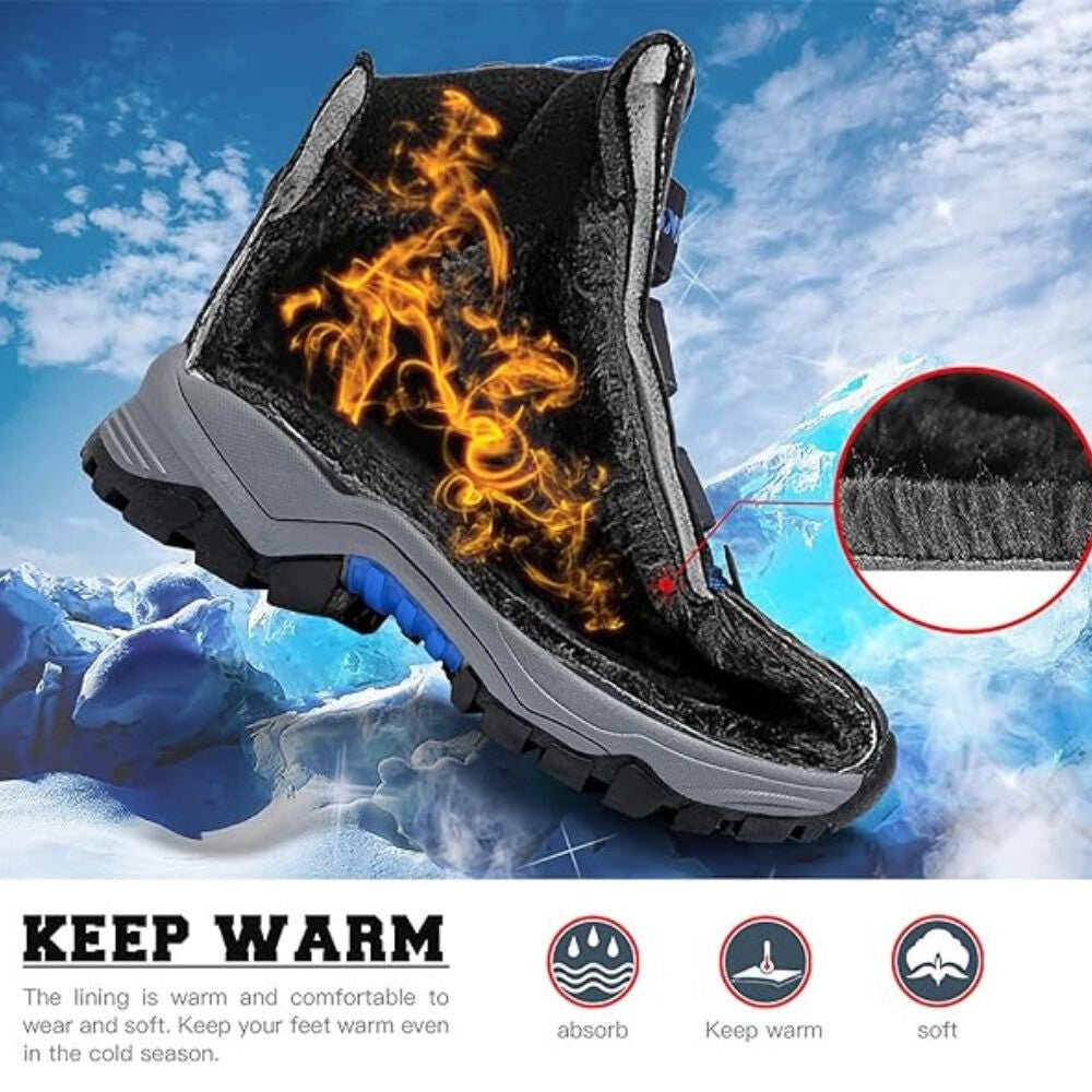 ASHION Winterschuhe Blau-Schwarz