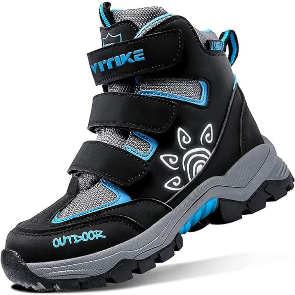 ASHION Winterschuhe Blau-Schwarz